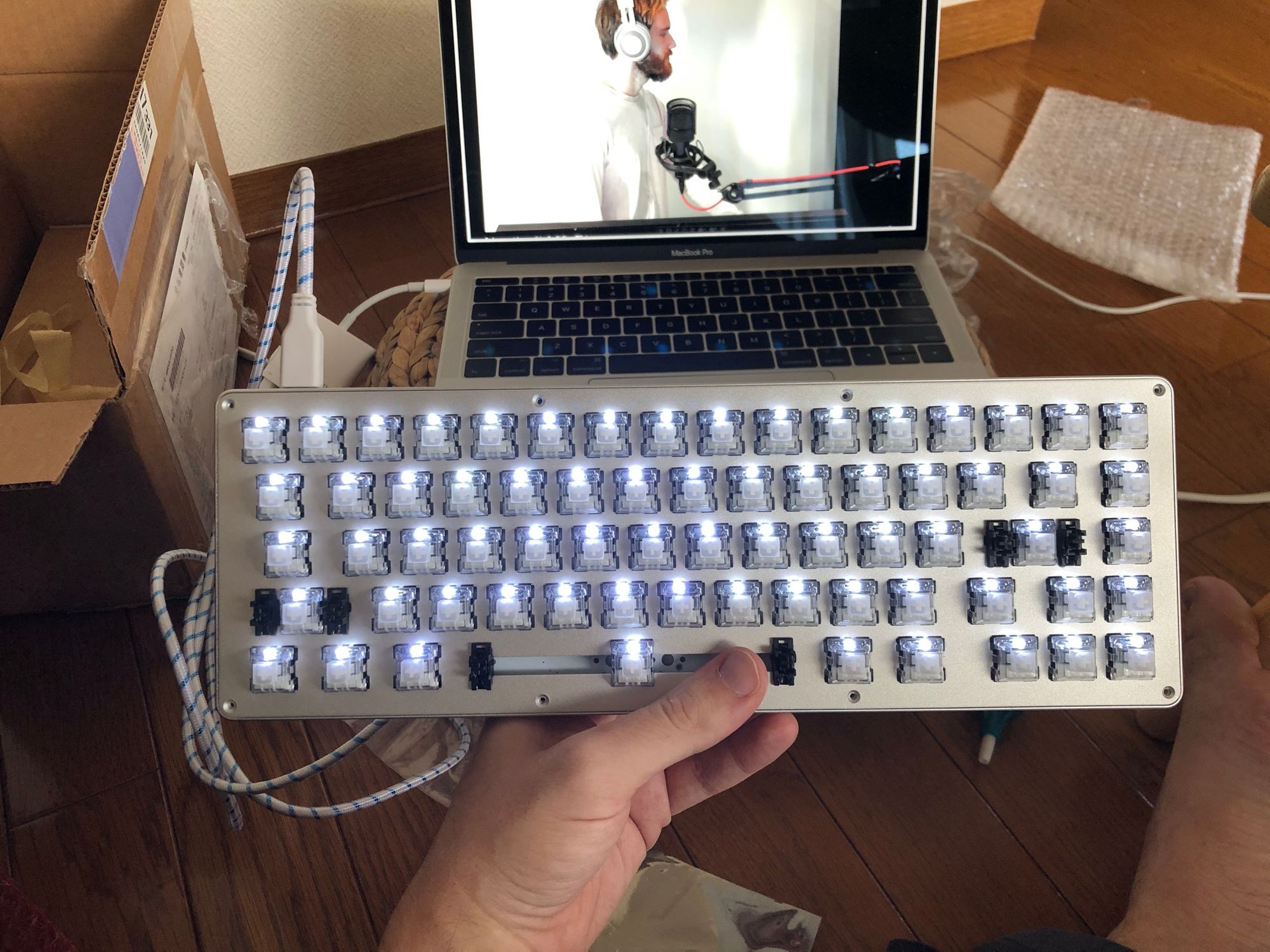 Gallery: building my own mechanical keyboard